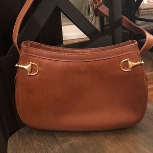 Vintage Gucci Saddle Leather Shoulder or Crossbody
